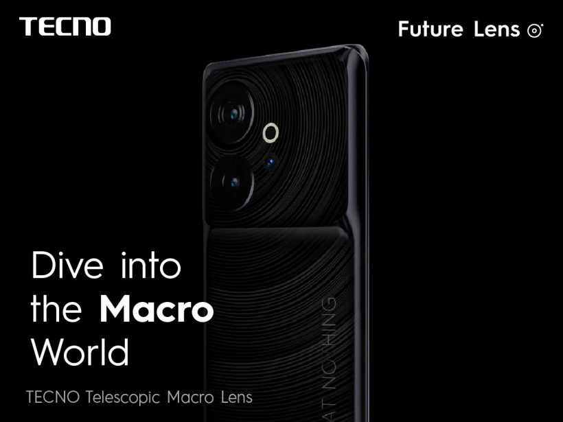 传音 Tecno 推出全球首款用于智能手机的伸缩微距镜头，支持 5 倍光学变焦