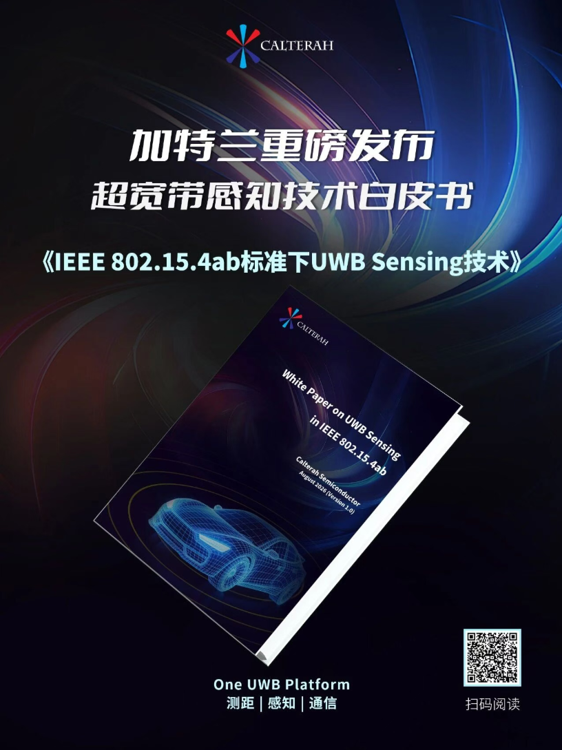 加特兰超宽带感知技术白皮书重磅发布