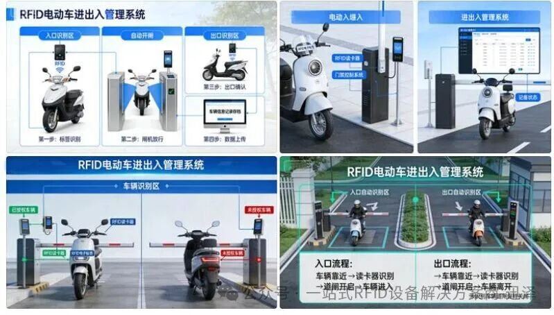 rfid电动车进出入管理系统 rfid电动车进出入管理系统