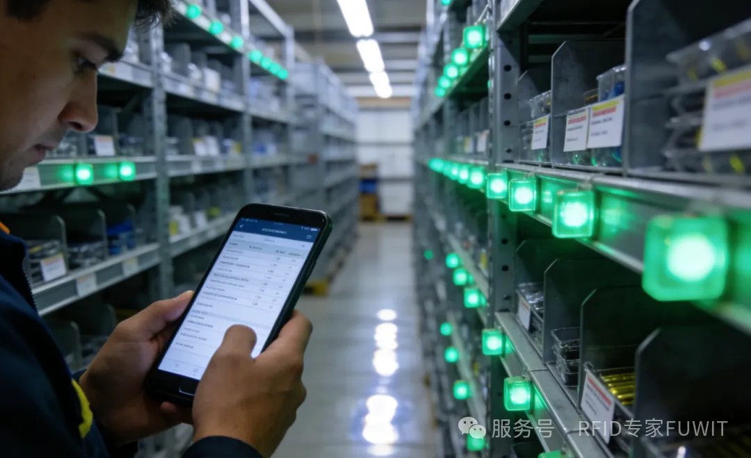 仓储亮灯寻物+精准定位一体化方案:破解找料难、盘库慢痛点 (1).png