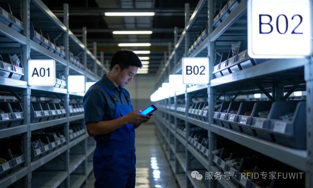 仓储亮灯寻物+精准定位一体化方案:破解找料难、盘库慢痛点.png