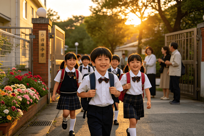 生成小朋友穿校服放学经过校门口的图片_副本.png