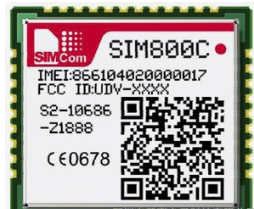 SIMCOM SIM800C模块四频GSM/GPRS模块