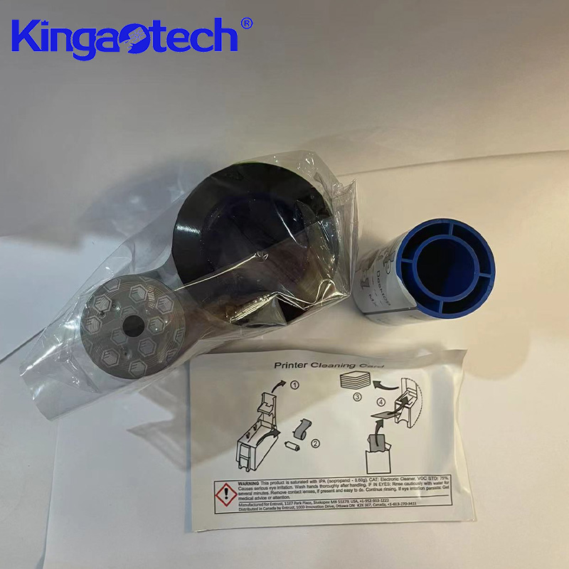 Entrust Sigma EM1/EM2/DS1/DS2/DS3证卡打印机原装黑色带 525900-001-S100 1500面/卷