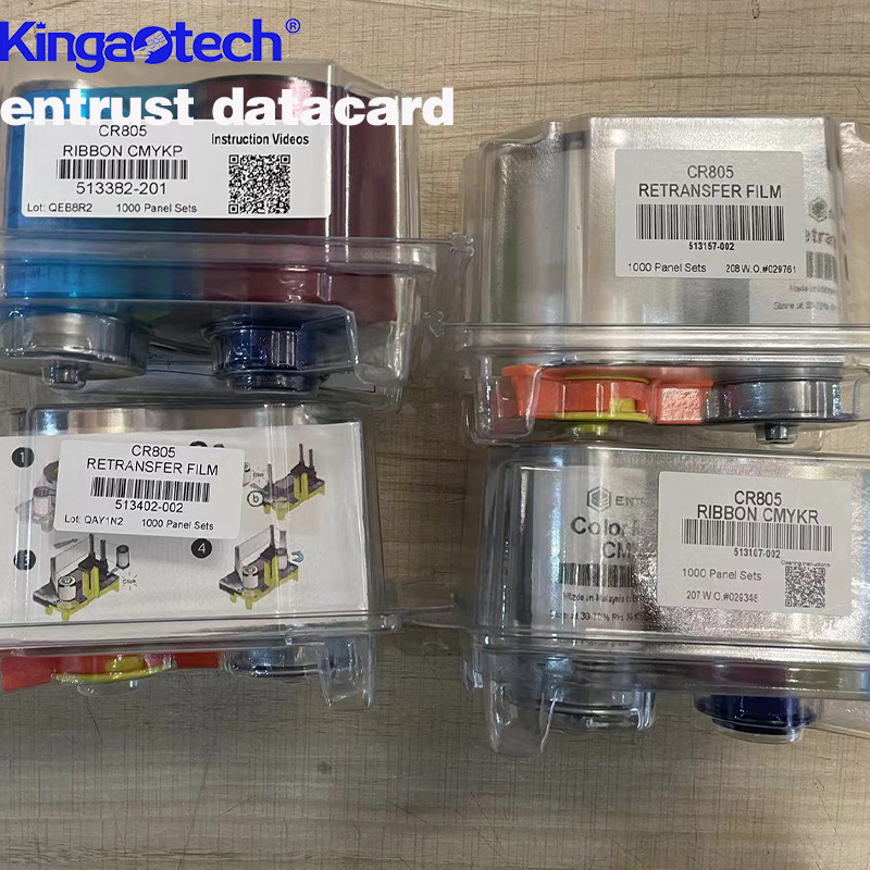 Datacard CR805证卡打印机原装耗材513382-201/513402-002 彩色带转印膜